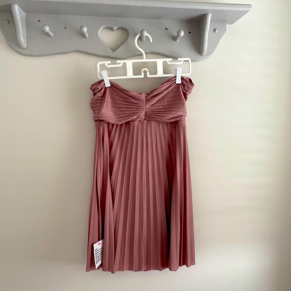 ASOS rose gold swing mini dress - Picture 3 of 5